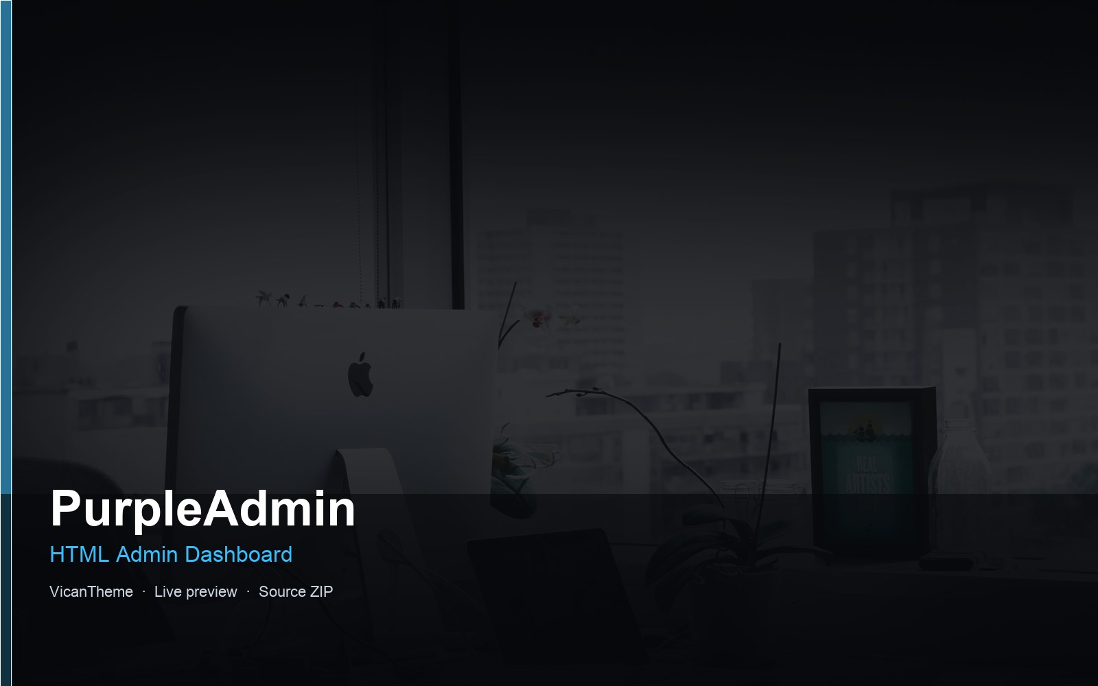 PurpleAdmin — HTML Admin Dashboard