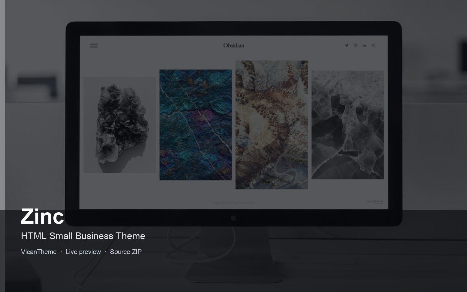 Zinc — HTML Small Business Theme