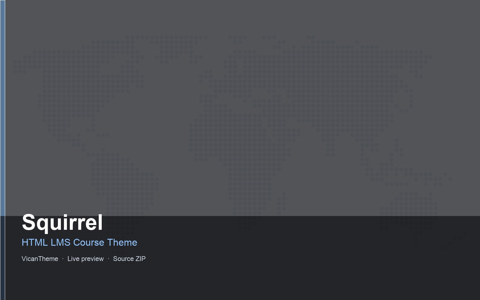 Squirrel — HTML LMS Course Theme