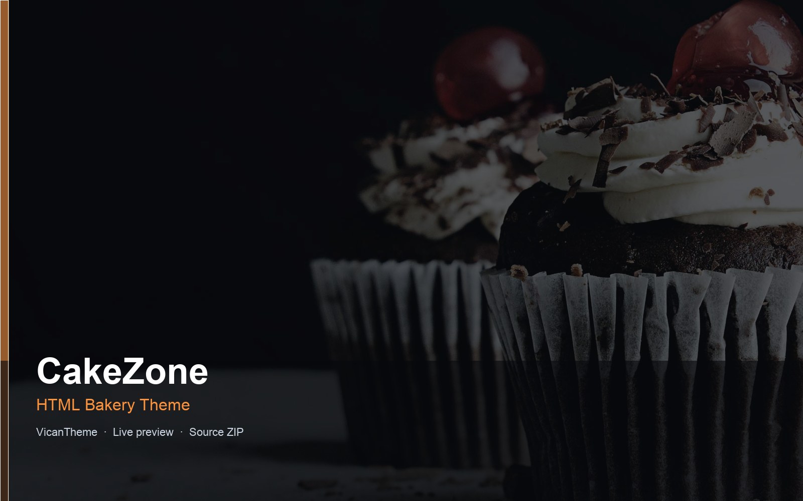CakeZone — HTML Bakery Theme