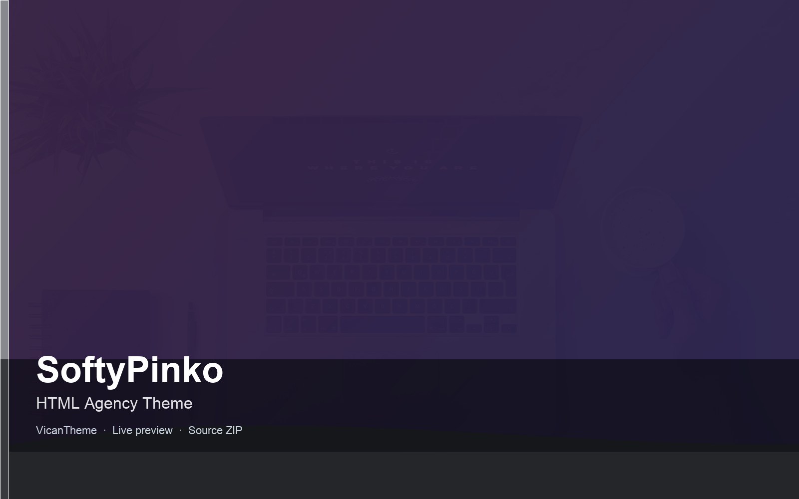 SoftyPinko — HTML Agency Theme