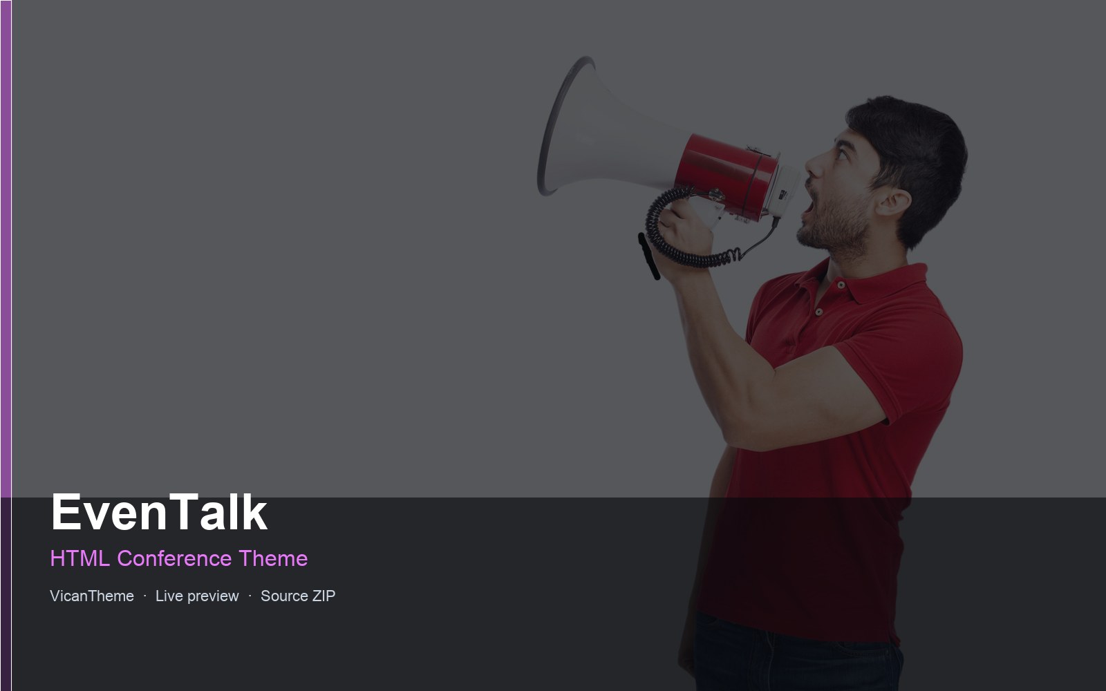 EvenTalk — HTML Conference Theme