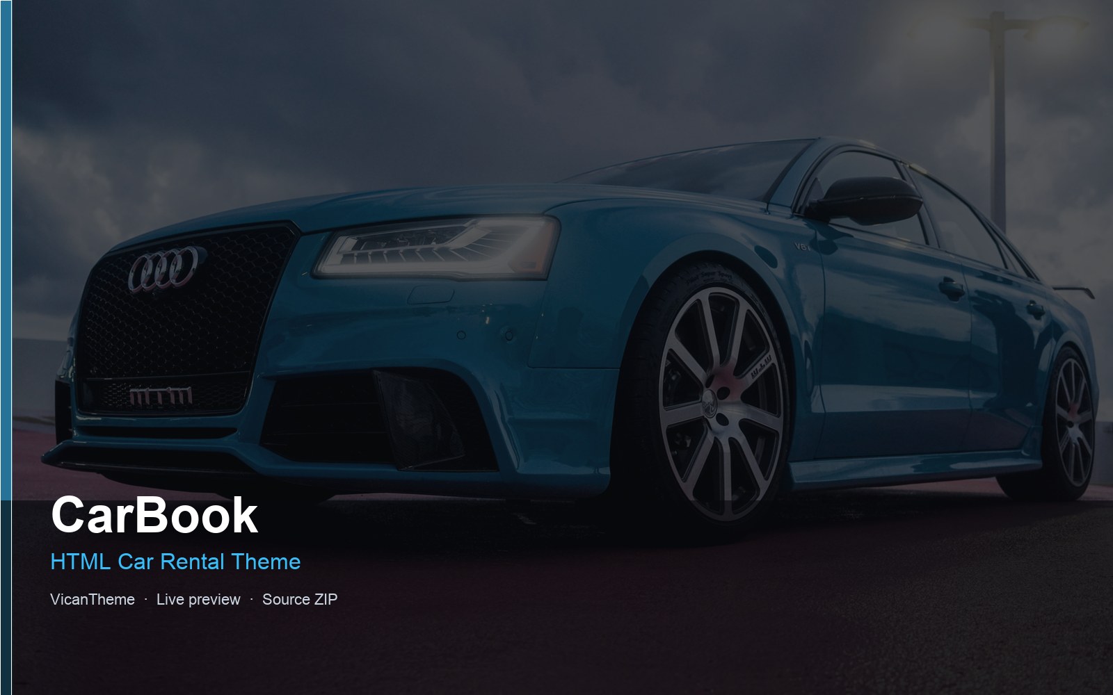 CarBook — HTML Car Rental Theme