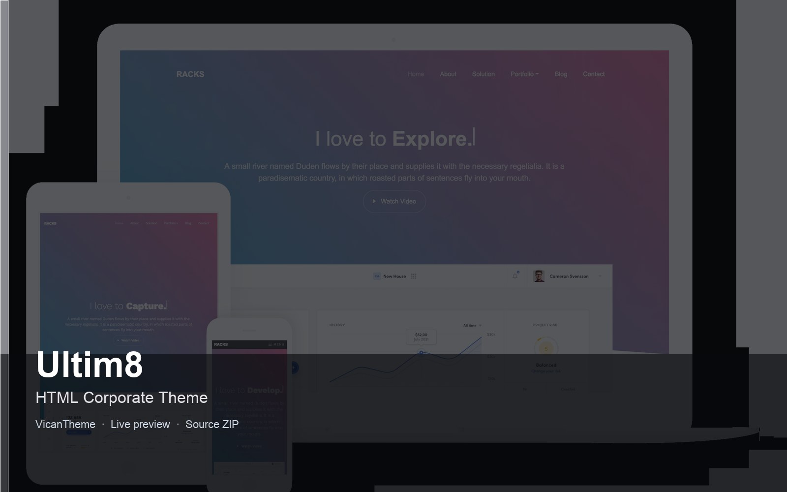 Ultim8 — HTML Corporate Theme