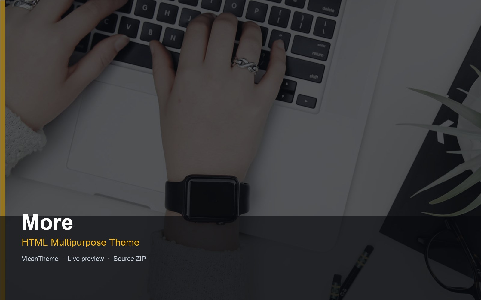 More — HTML Multipurpose Theme