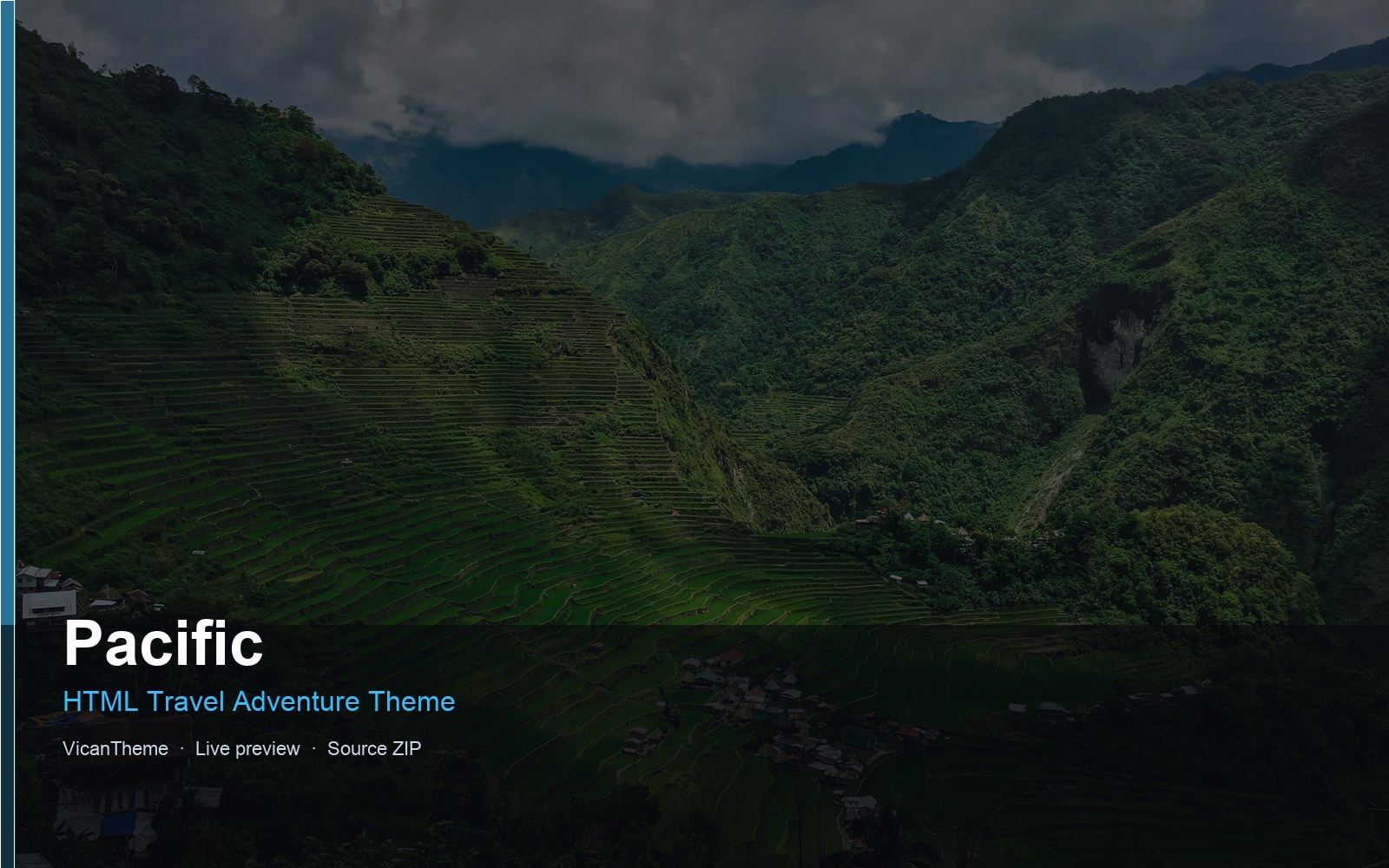 Pacific — HTML Travel Adventure Theme