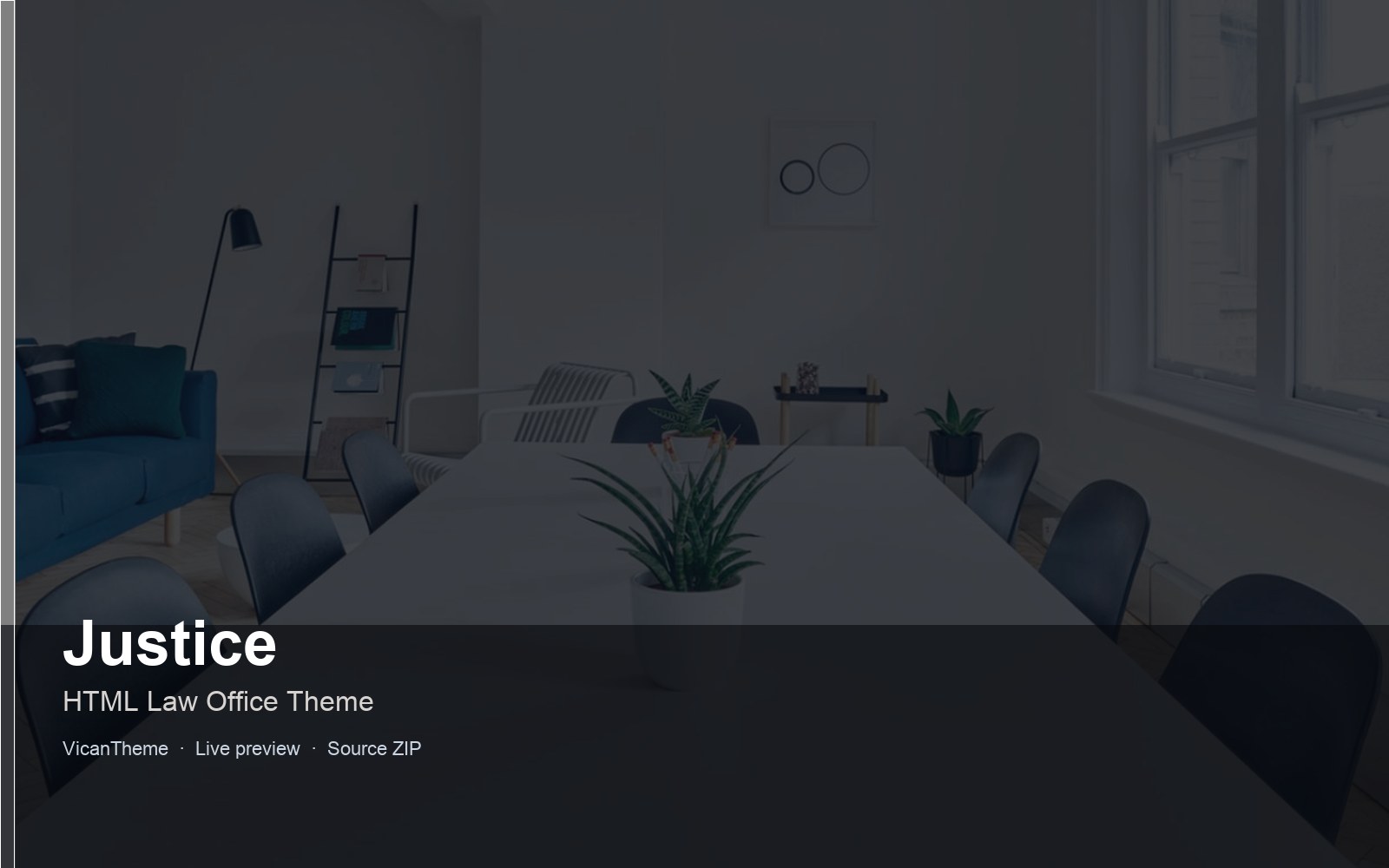 Justice — HTML Law Office Theme