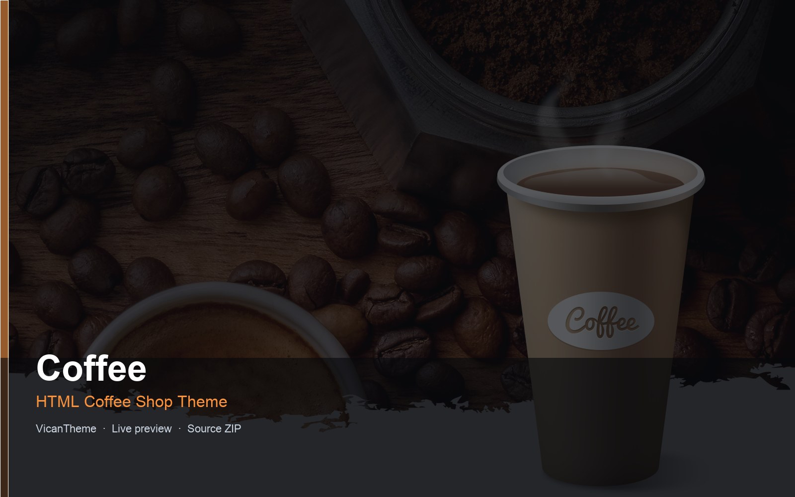 Coffee — HTML Coffee Shop Theme