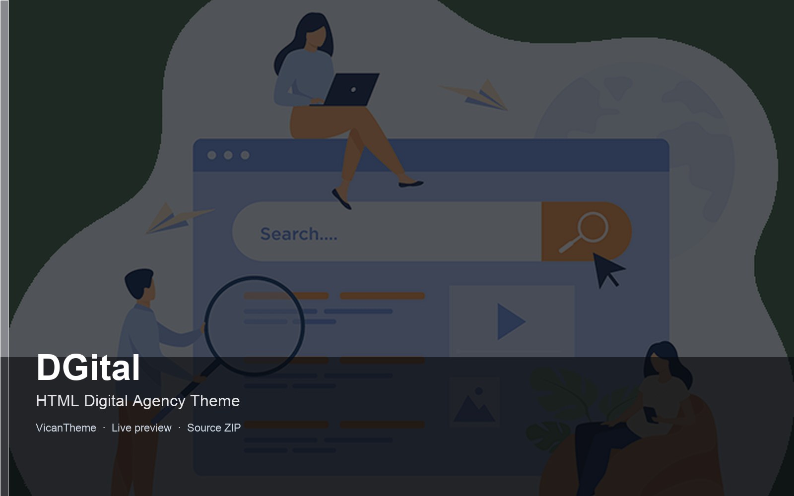 DGital — HTML Digital Agency Theme