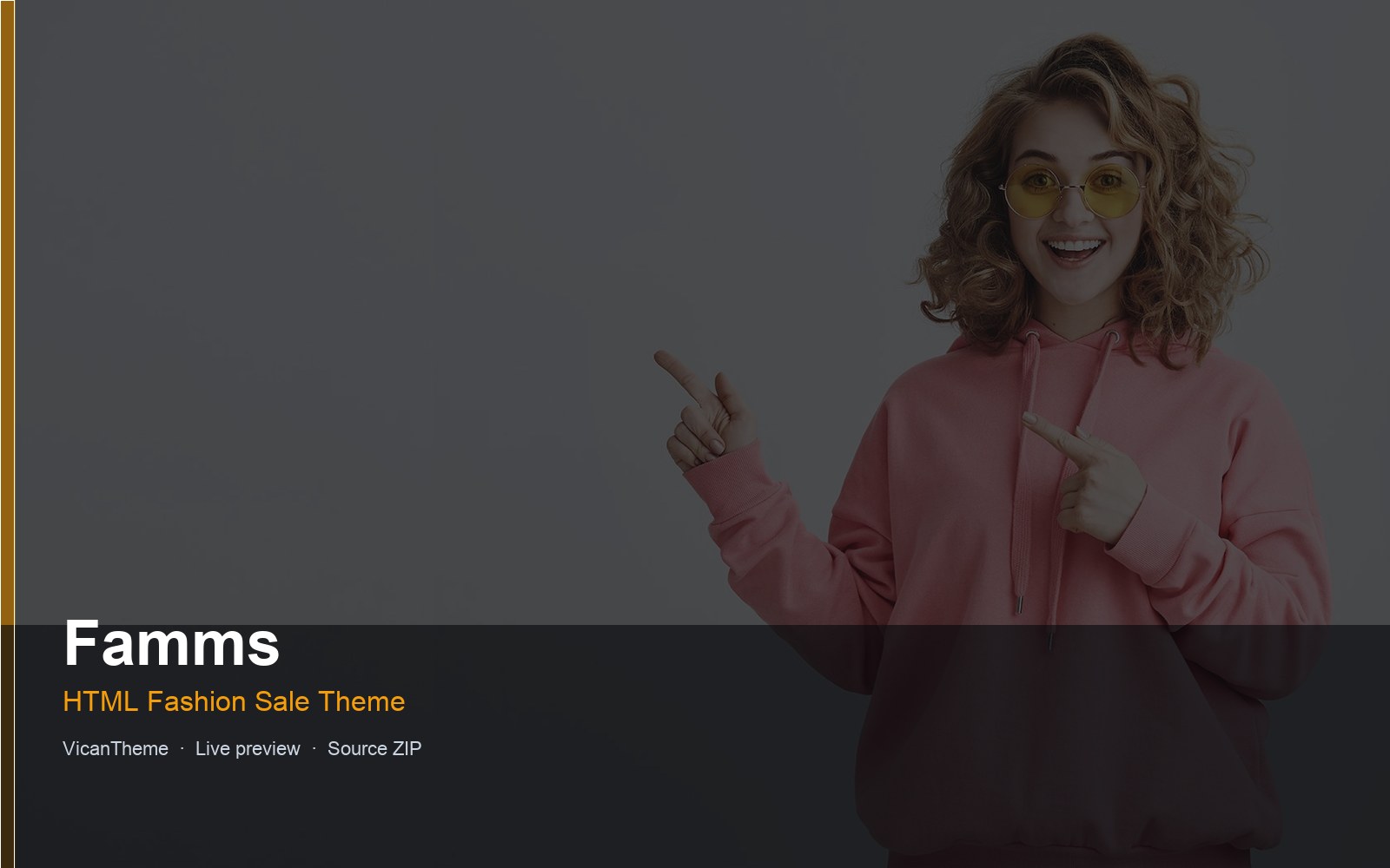 Famms — HTML Fashion Sale Theme