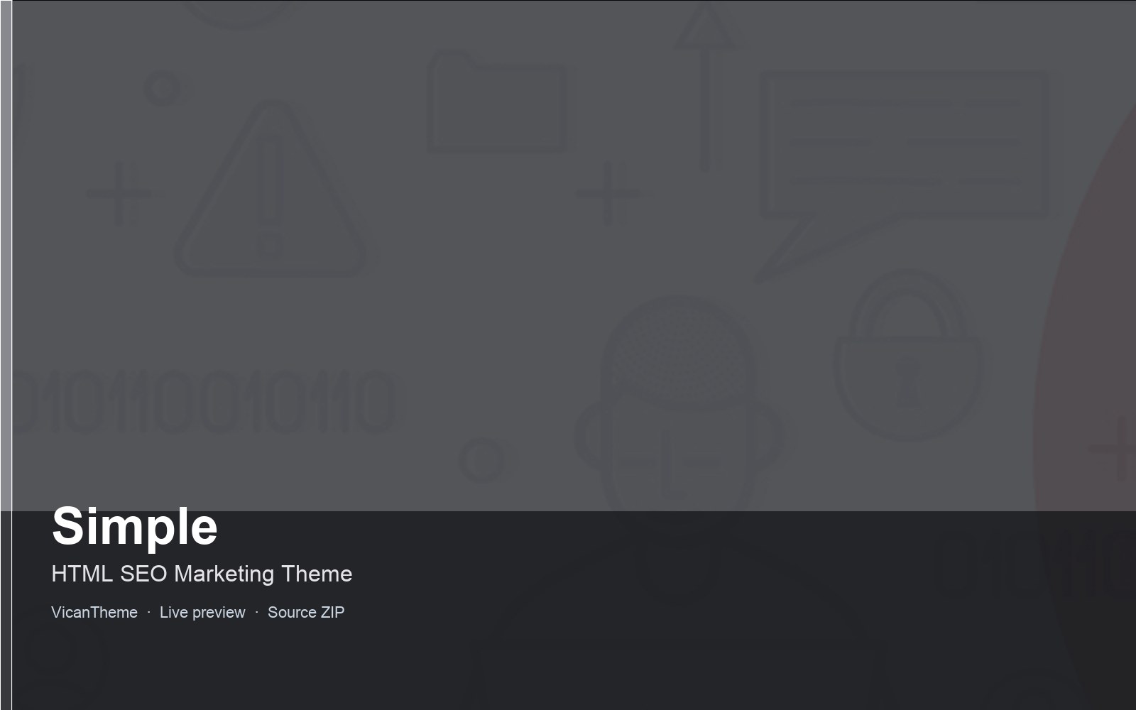 Simple — HTML SEO Marketing Theme