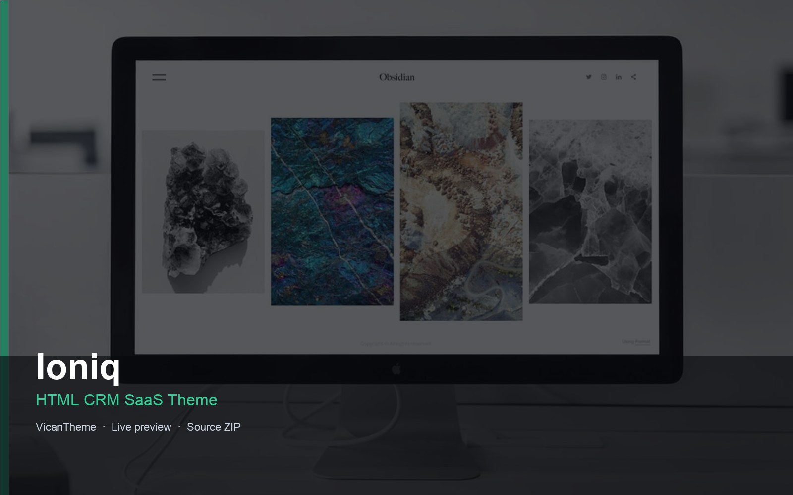 Ioniq — HTML CRM SaaS Theme