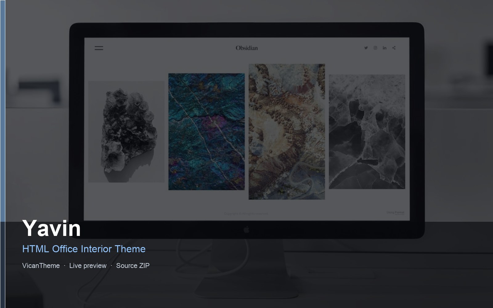 Yavin — HTML Office Interior Theme