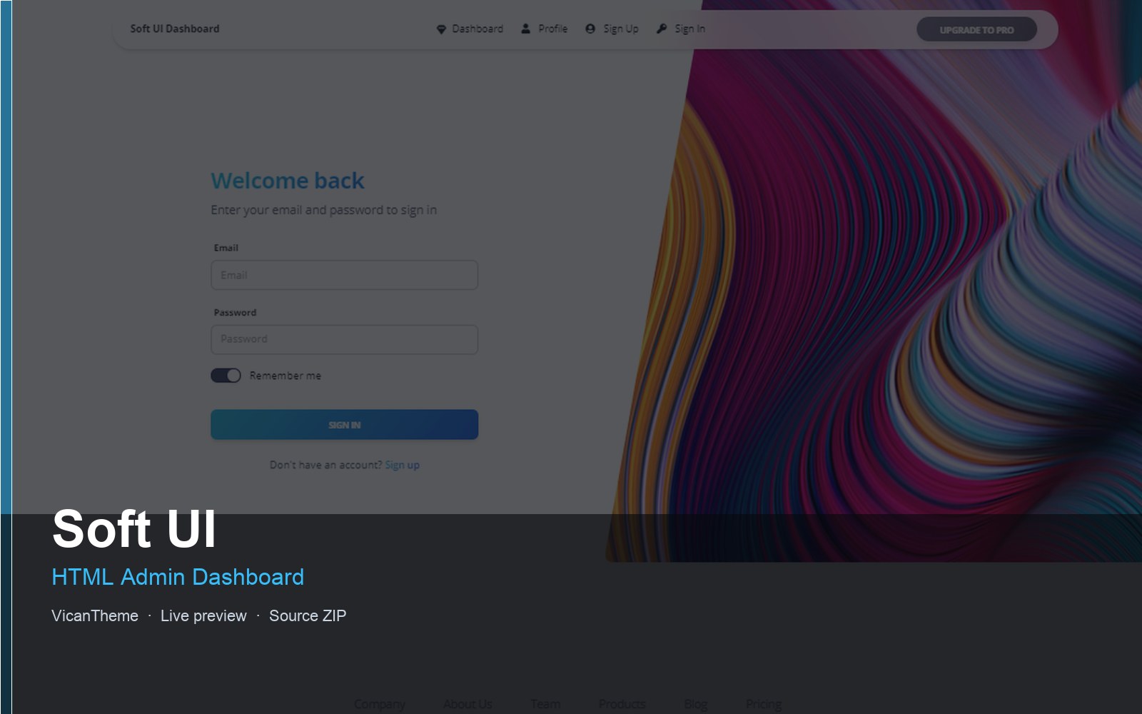 Soft UI — HTML Admin Dashboard
