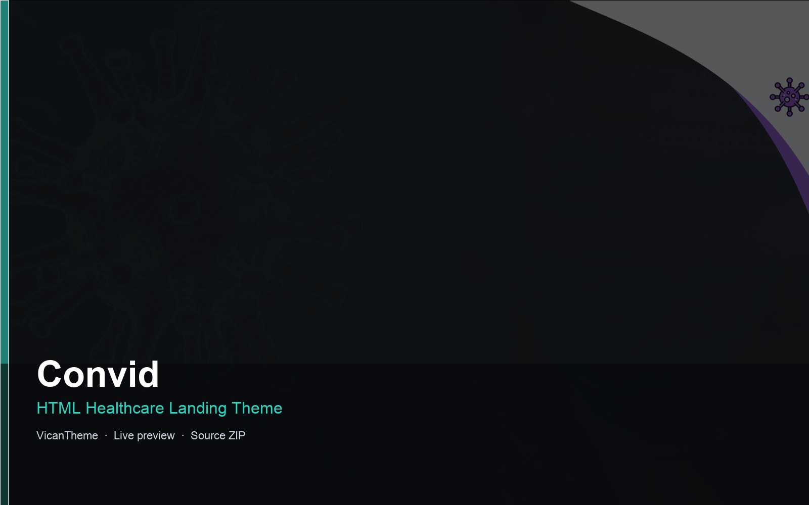 Convid — HTML Healthcare Landing Theme