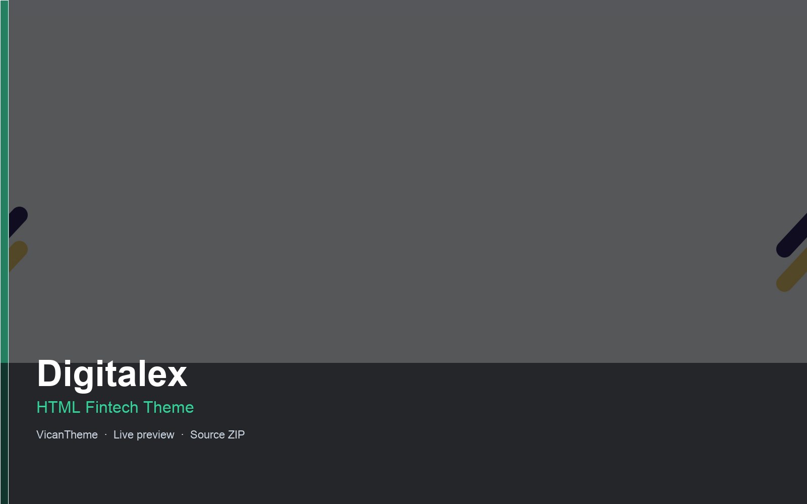 Digitalex — HTML Fintech Theme