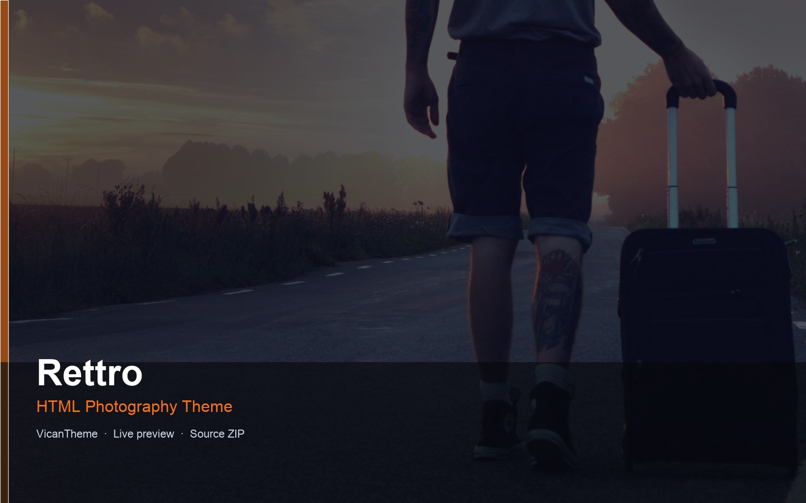 Rettro — HTML Photography Theme