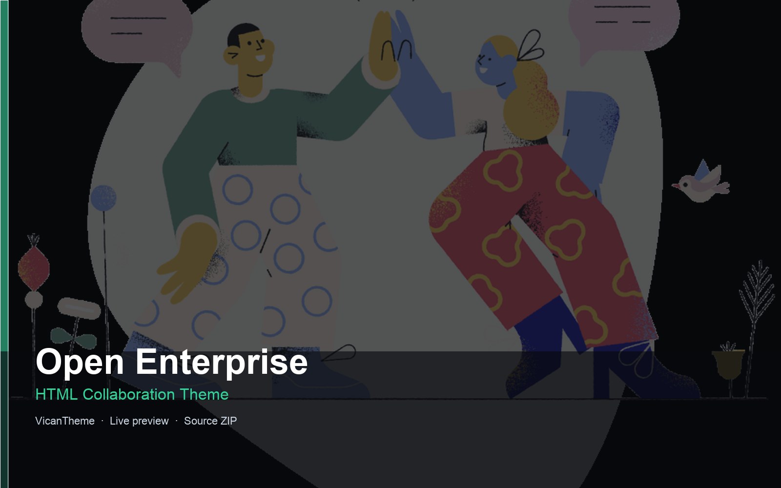 Open Enterprise — HTML Collaboration Theme