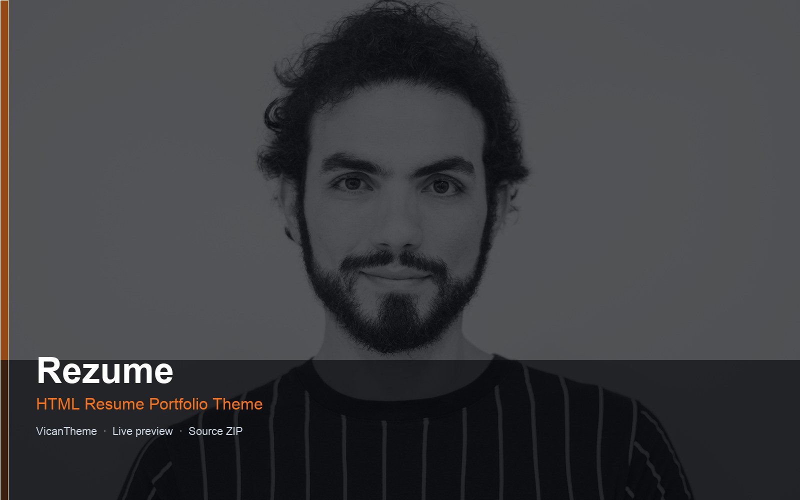 Rezume — HTML Resume Portfolio Theme