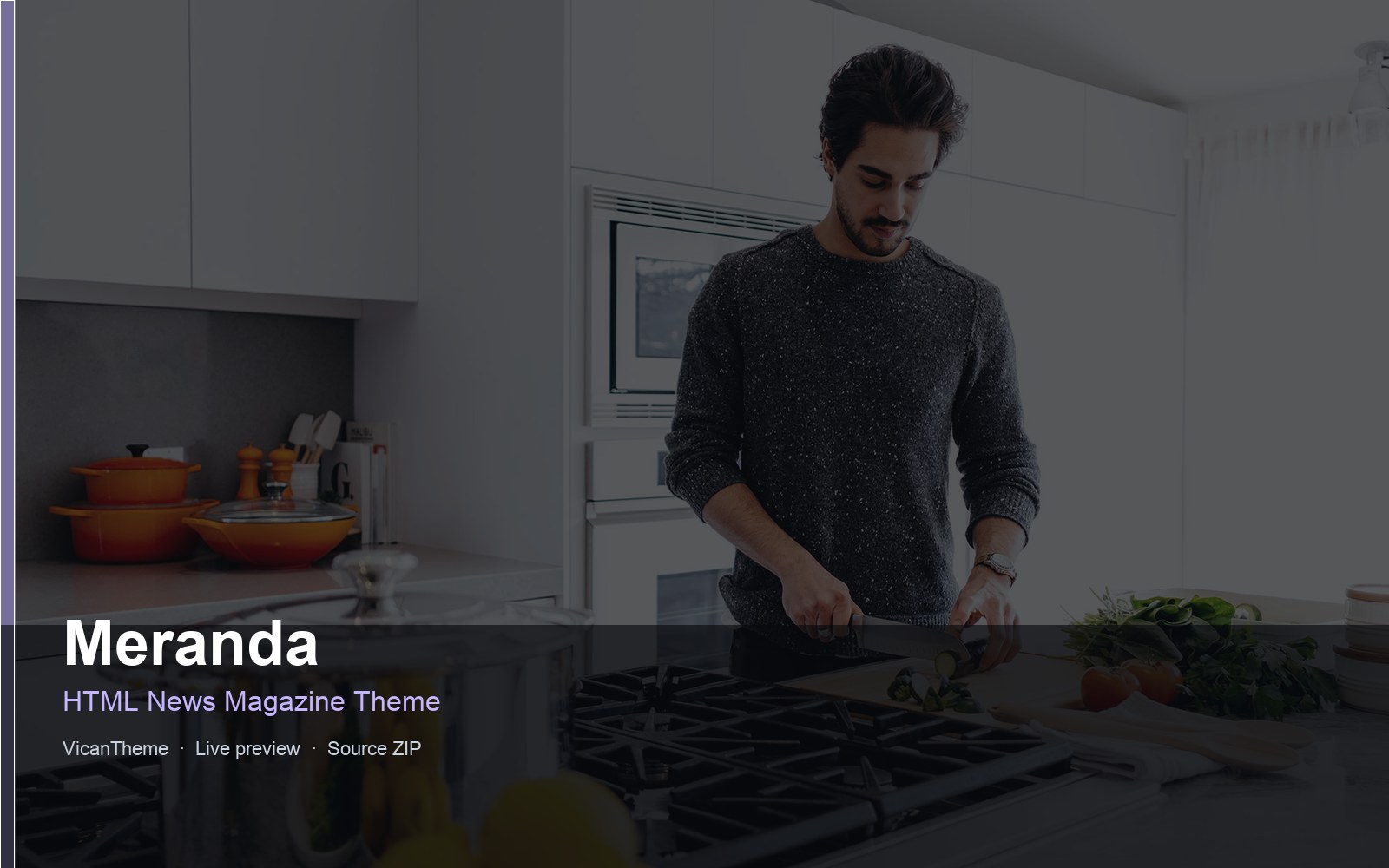 Meranda — HTML News Magazine Theme