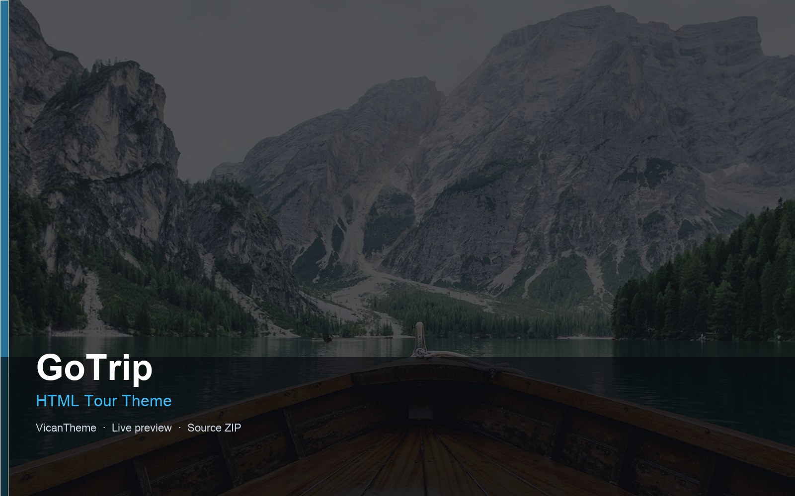 GoTrip — HTML Tour Theme