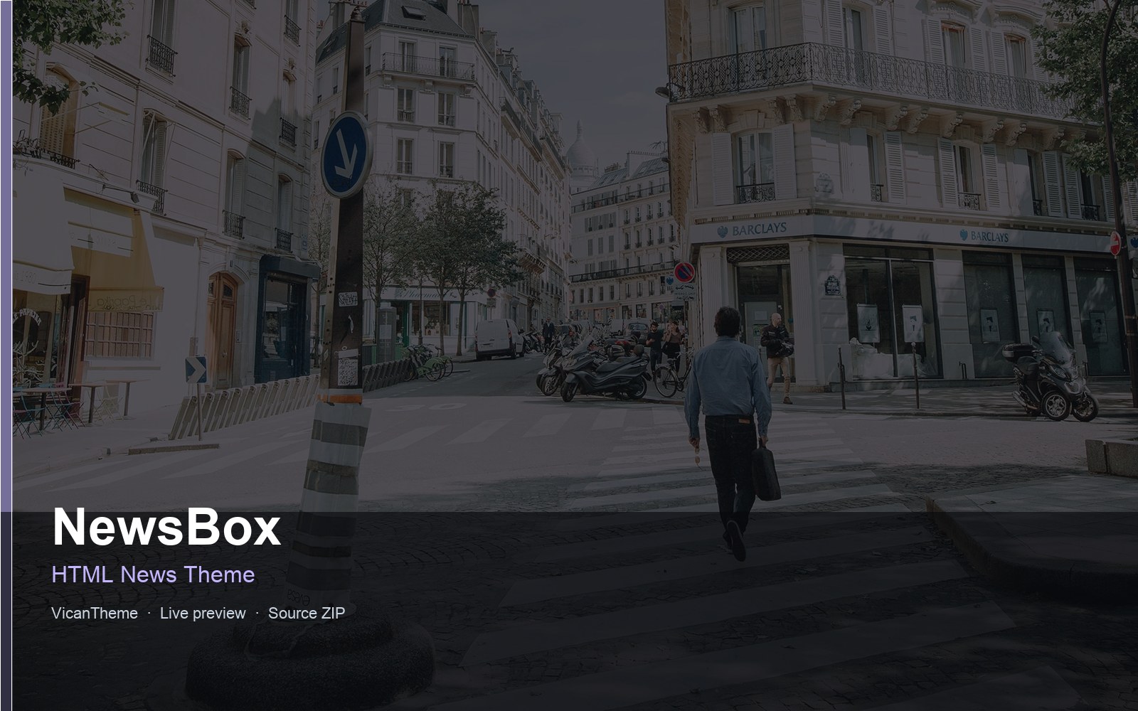 NewsBox — HTML News Theme