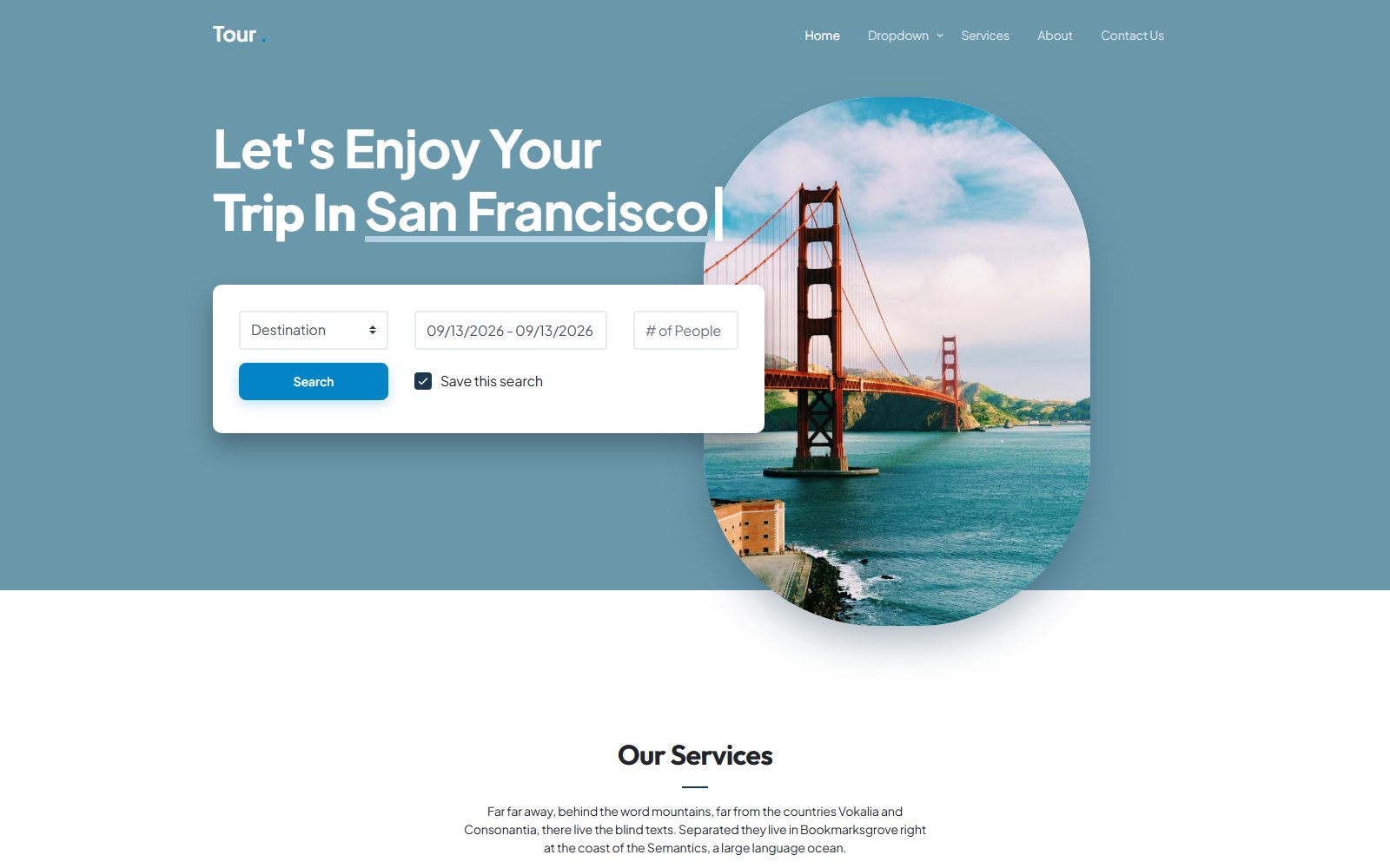 Tour - HTML Travel, Tourism & Hospitality Theme