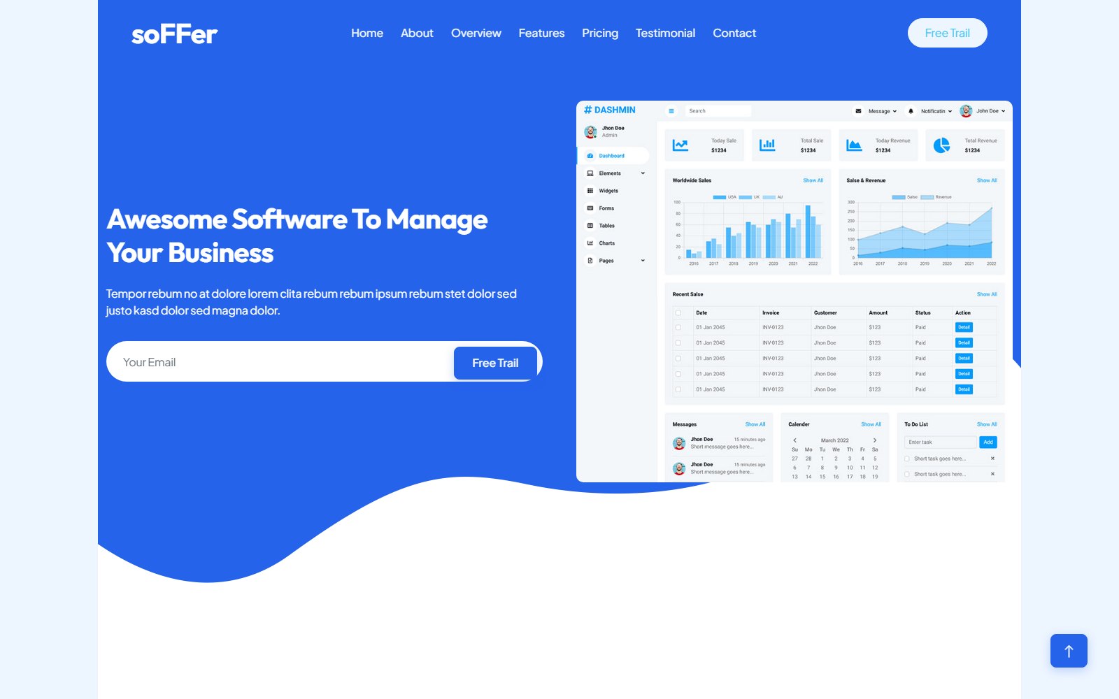 Soffer - HTML Corporate, SaaS & Agency Theme