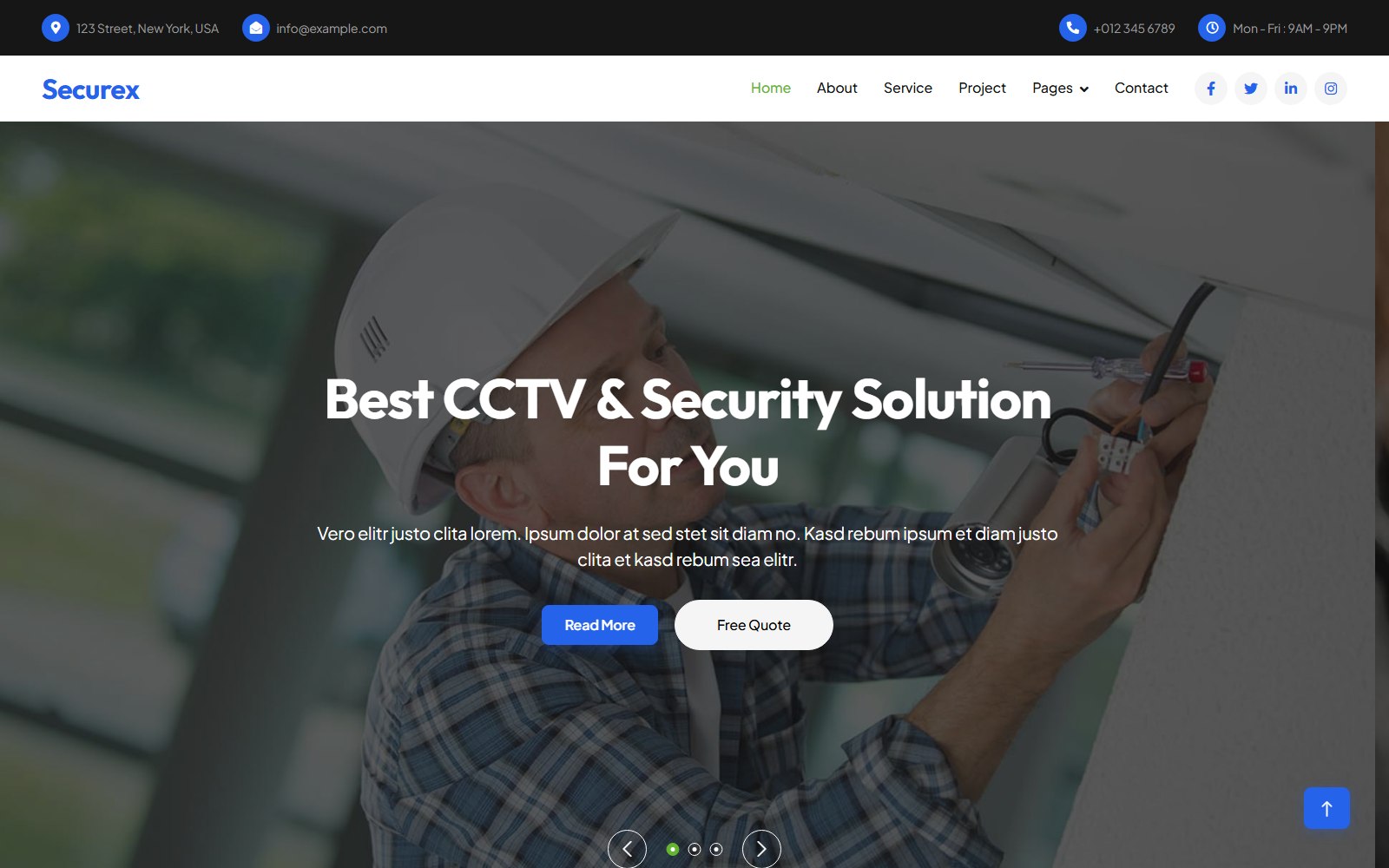 Securex - HTML Corporate, SaaS & Agency Theme
