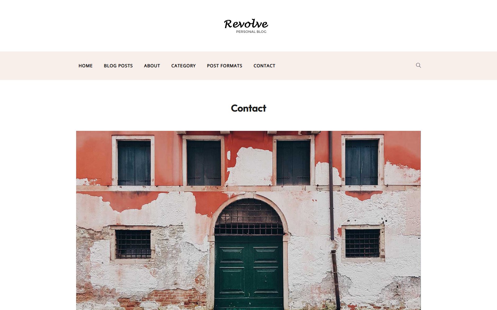 Revolve - HTML Corporate, SaaS & Agency Theme contact screen