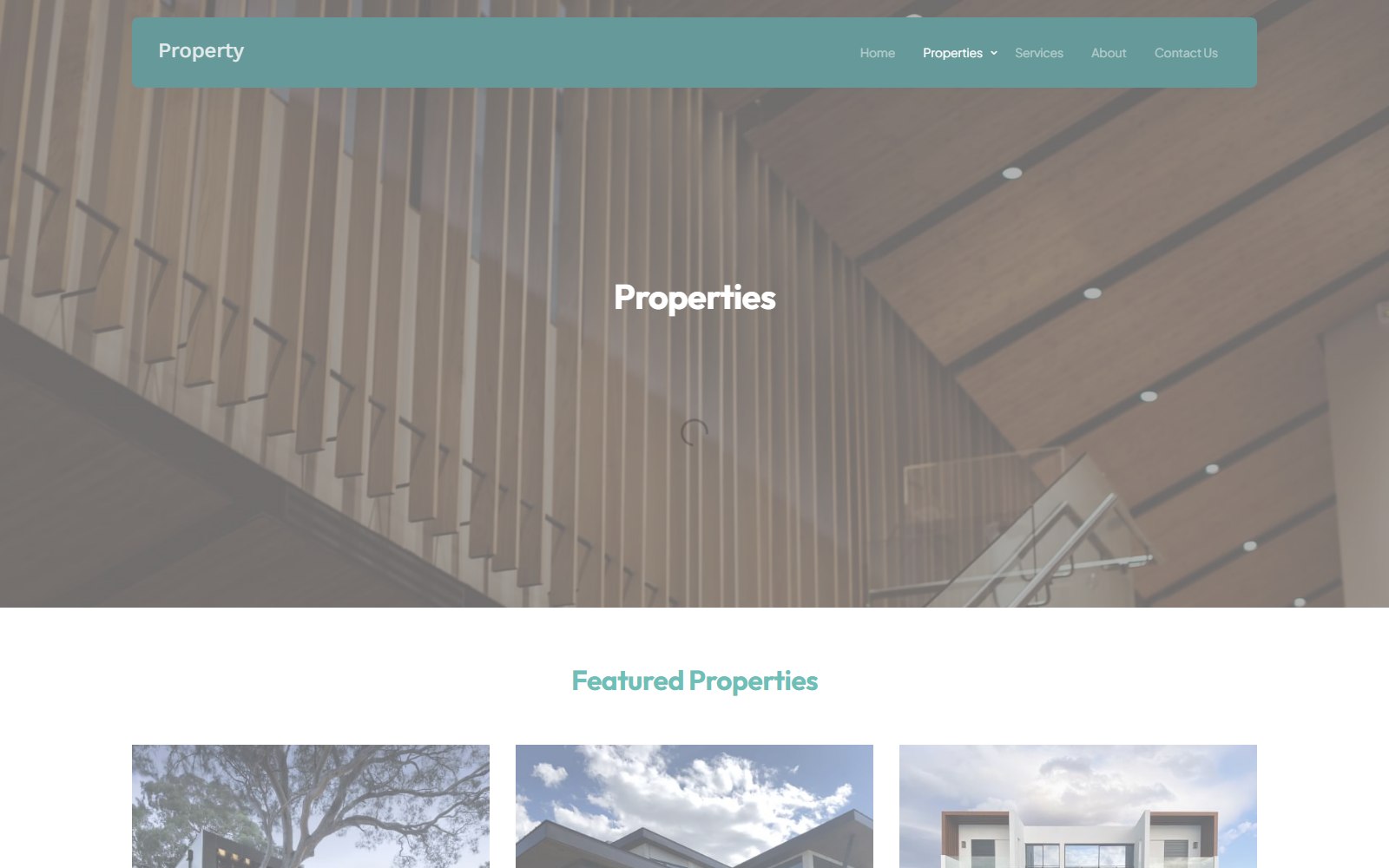 Property - HTML Real Estate & Housing Theme properties screen