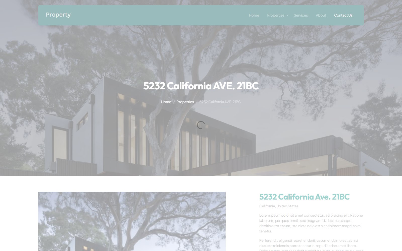 Property - HTML Real Estate & Housing Theme property-single screen