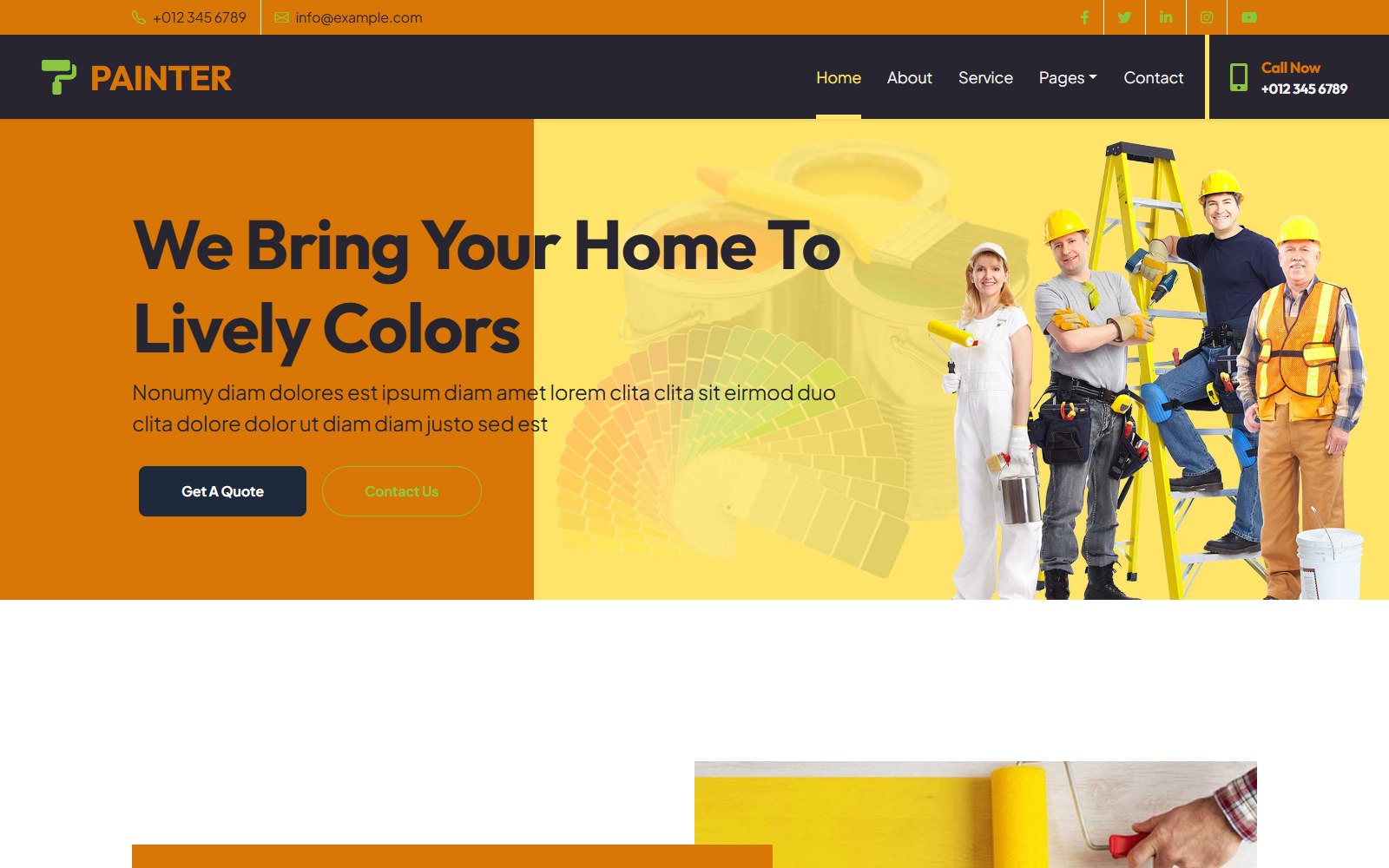 Painter - HTML Architecture & Construction Theme