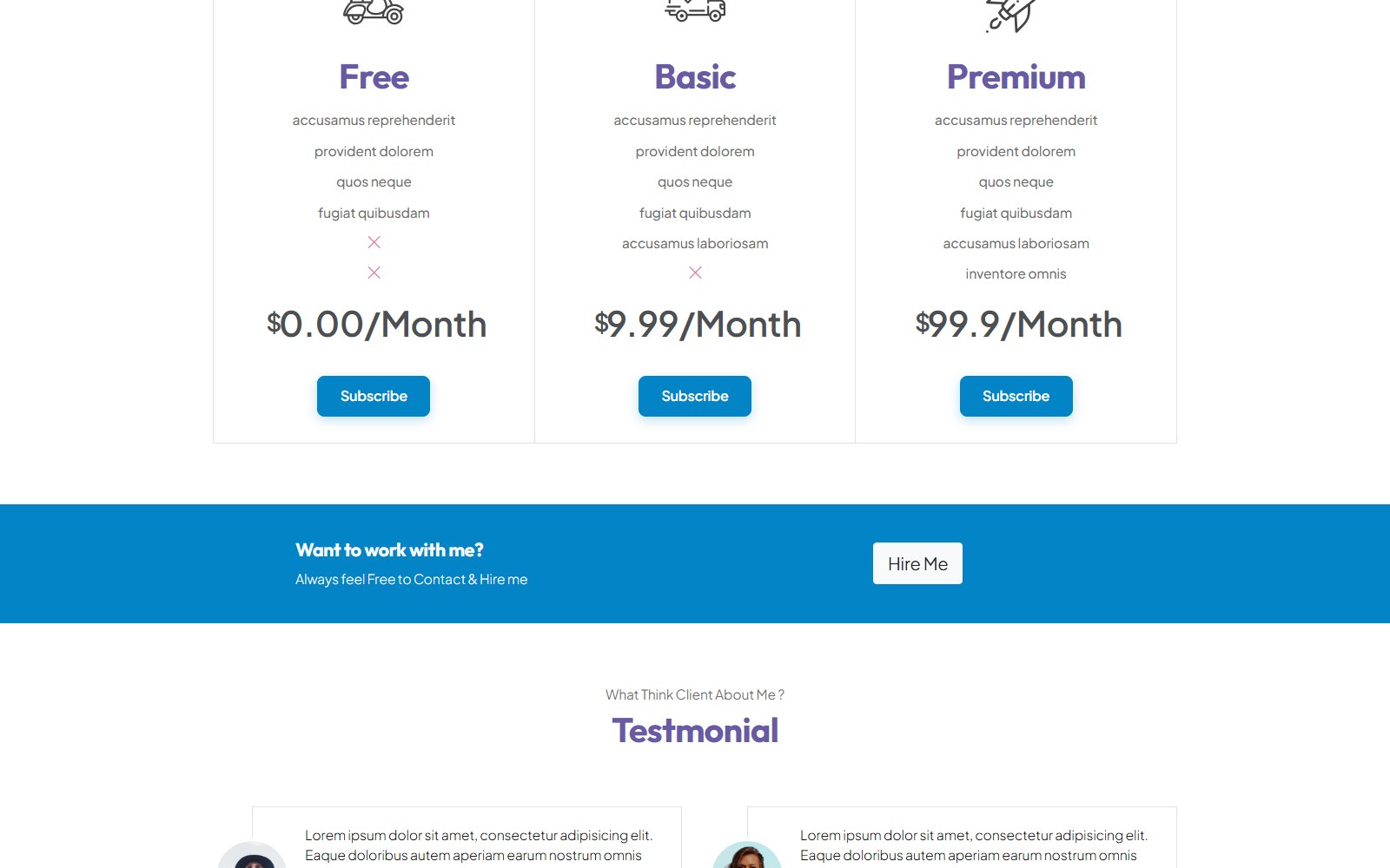 Meyawo - HTML Corporate, SaaS & Agency Theme cards and pricing