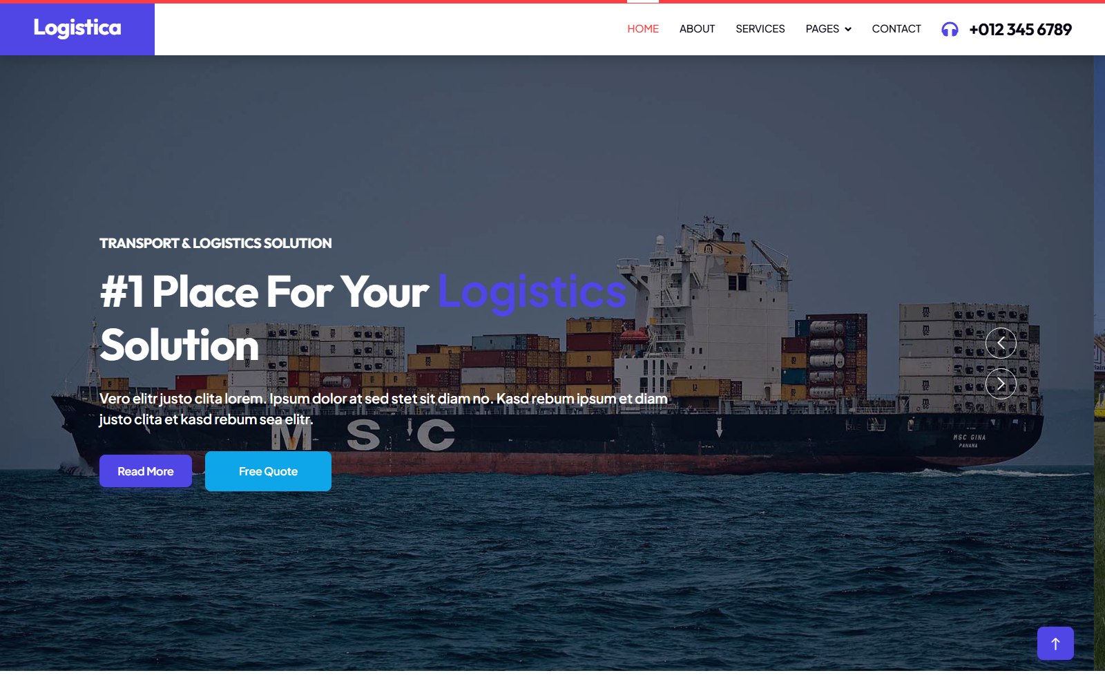 Logistica - HTML Corporate, SaaS & Agency Theme
