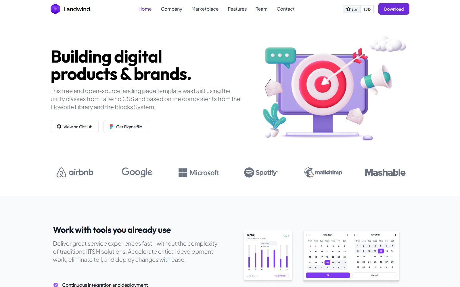 Landwind - HTML Corporate, SaaS & Agency Theme