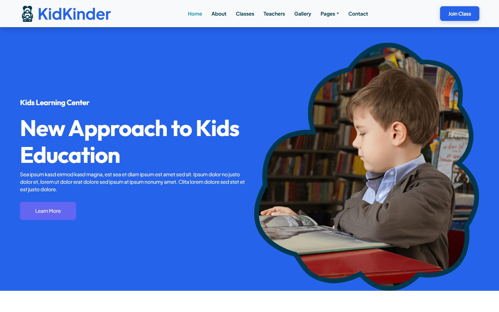 Kidkinder - HTML Corporate, SaaS & Agency Theme