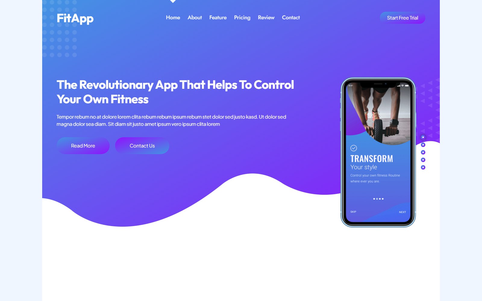 Fitapp Fitapp - HTML Fitness, Wellness & Beauty Theme