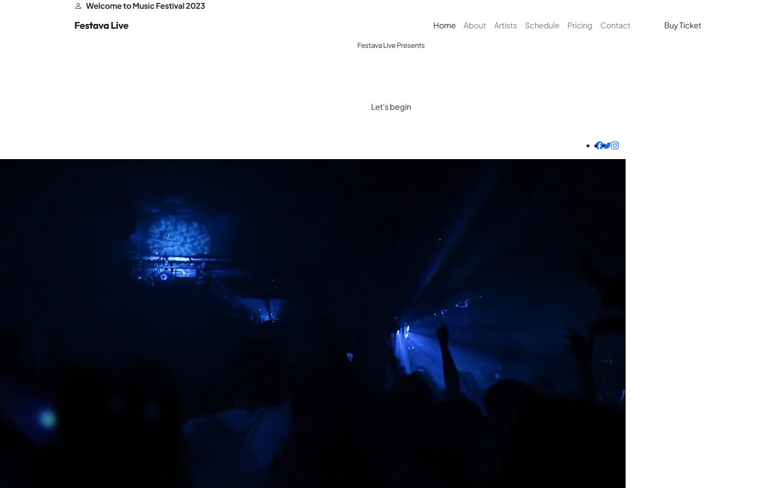 Festavalive - HTML Media, Gaming & Entertainment Theme
