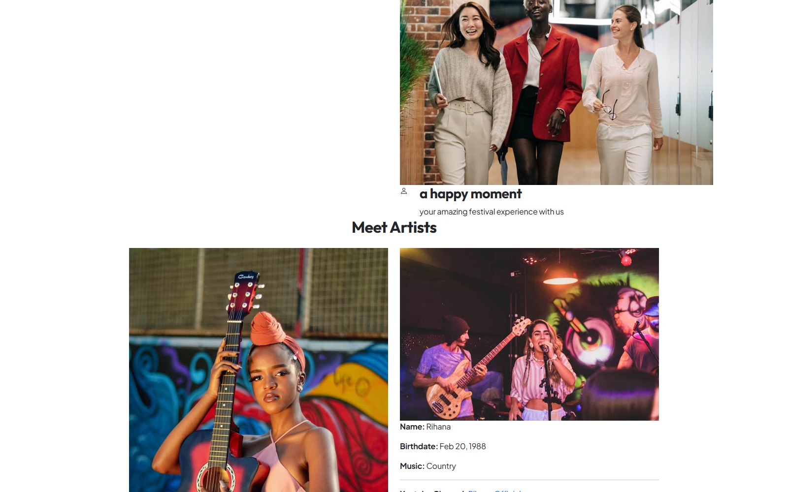 Festavalive - HTML Media, Gaming & Entertainment Theme features and services