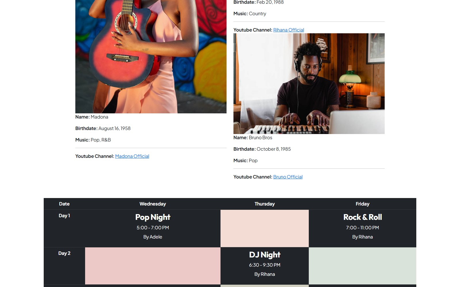 Festavalive - HTML Media, Gaming & Entertainment Theme portfolio and showcase
