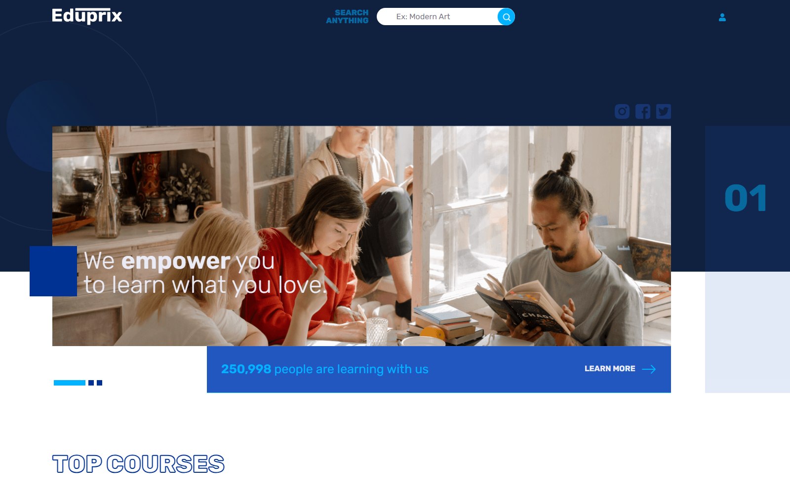 Eduprix - HTML Education & LMS Theme