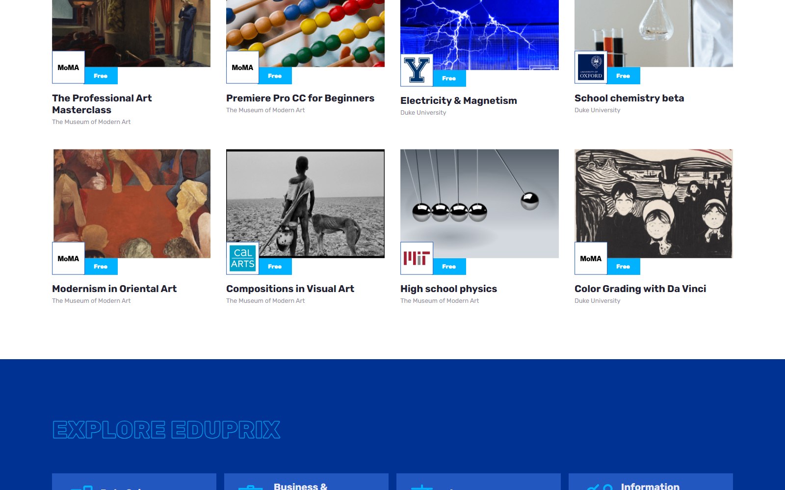 Eduprix - HTML Education & LMS Theme features and services