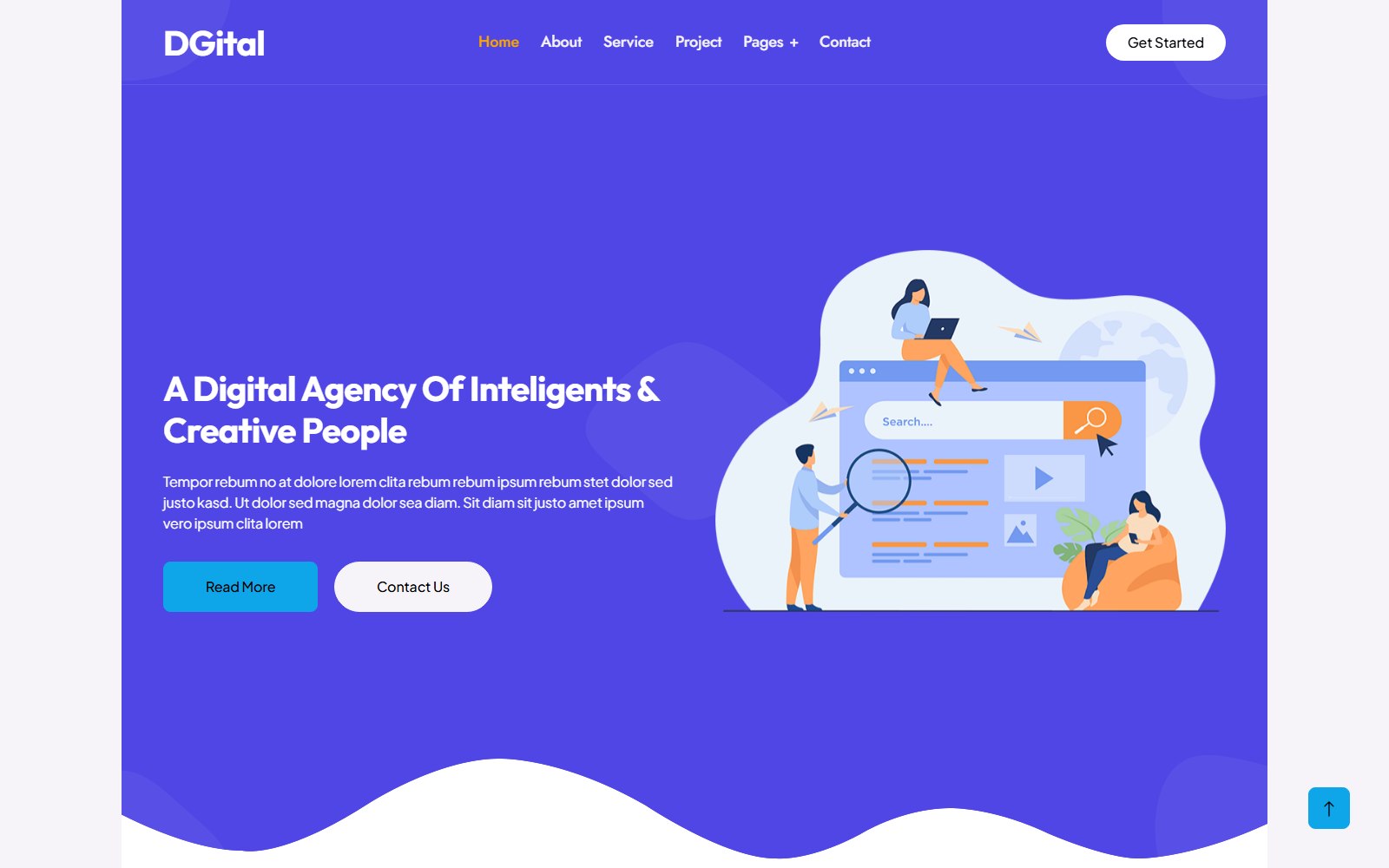 Digital 1 - HTML Corporate, SaaS & Agency Theme
