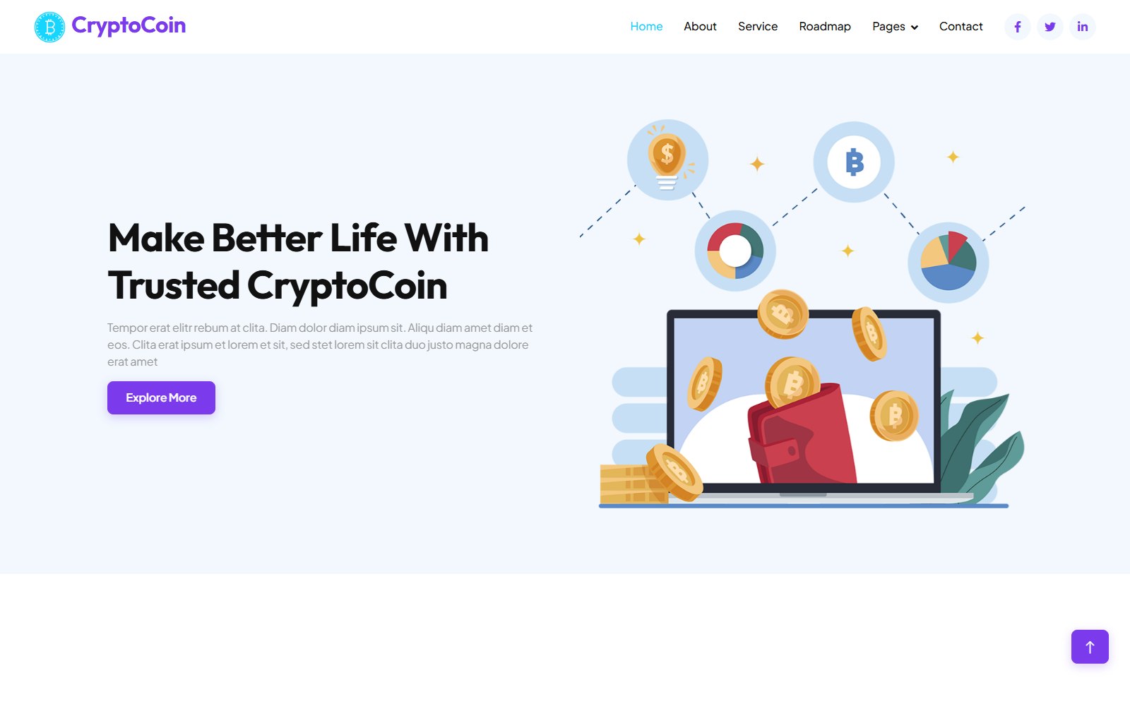 Cryptocoin - HTML Finance, Crypto & Banking Theme