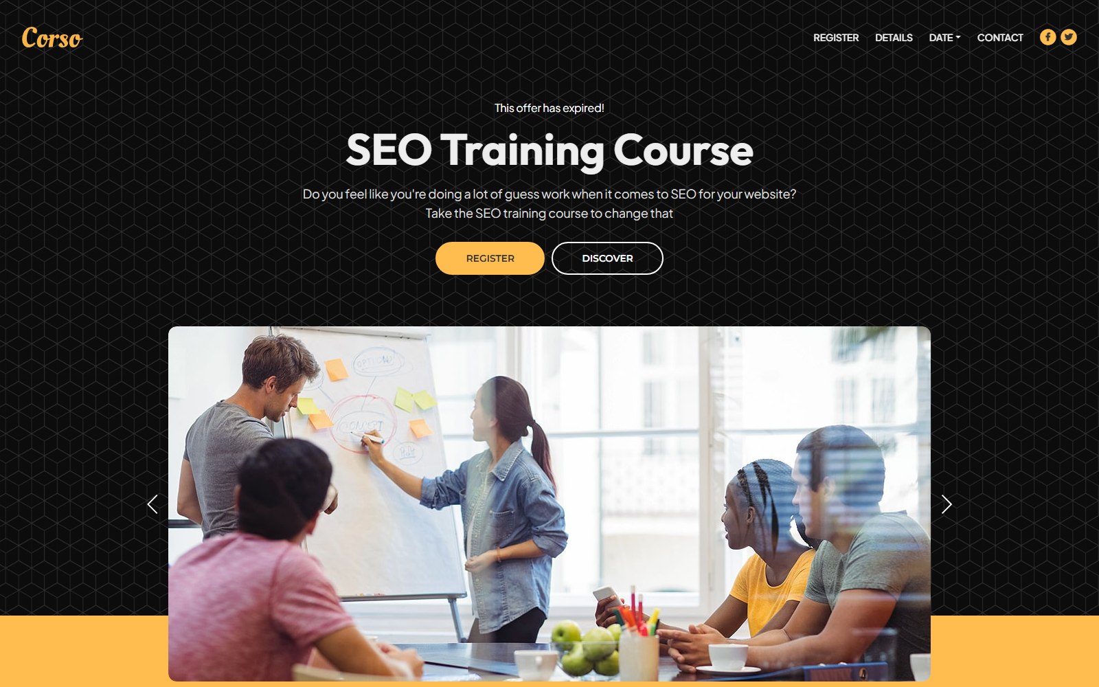 Corso - HTML Corporate, SaaS & Agency Theme
