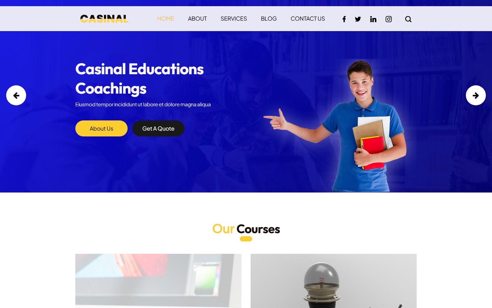 Casinal - HTML Corporate, SaaS & Agency Theme