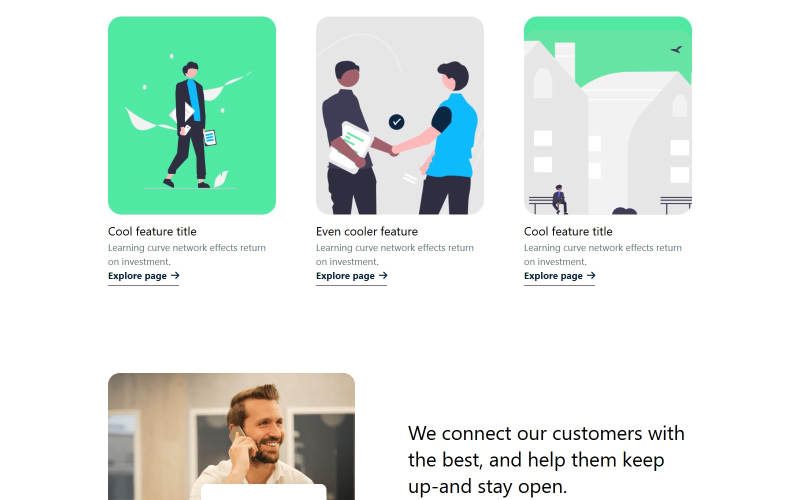 Boldo - HTML Corporate, SaaS & Agency Theme features and services