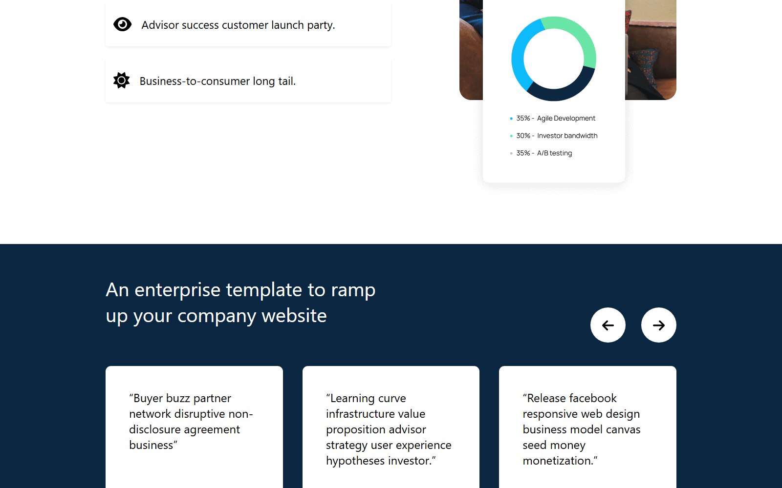 Boldo - HTML Corporate, SaaS & Agency Theme cards and pricing
