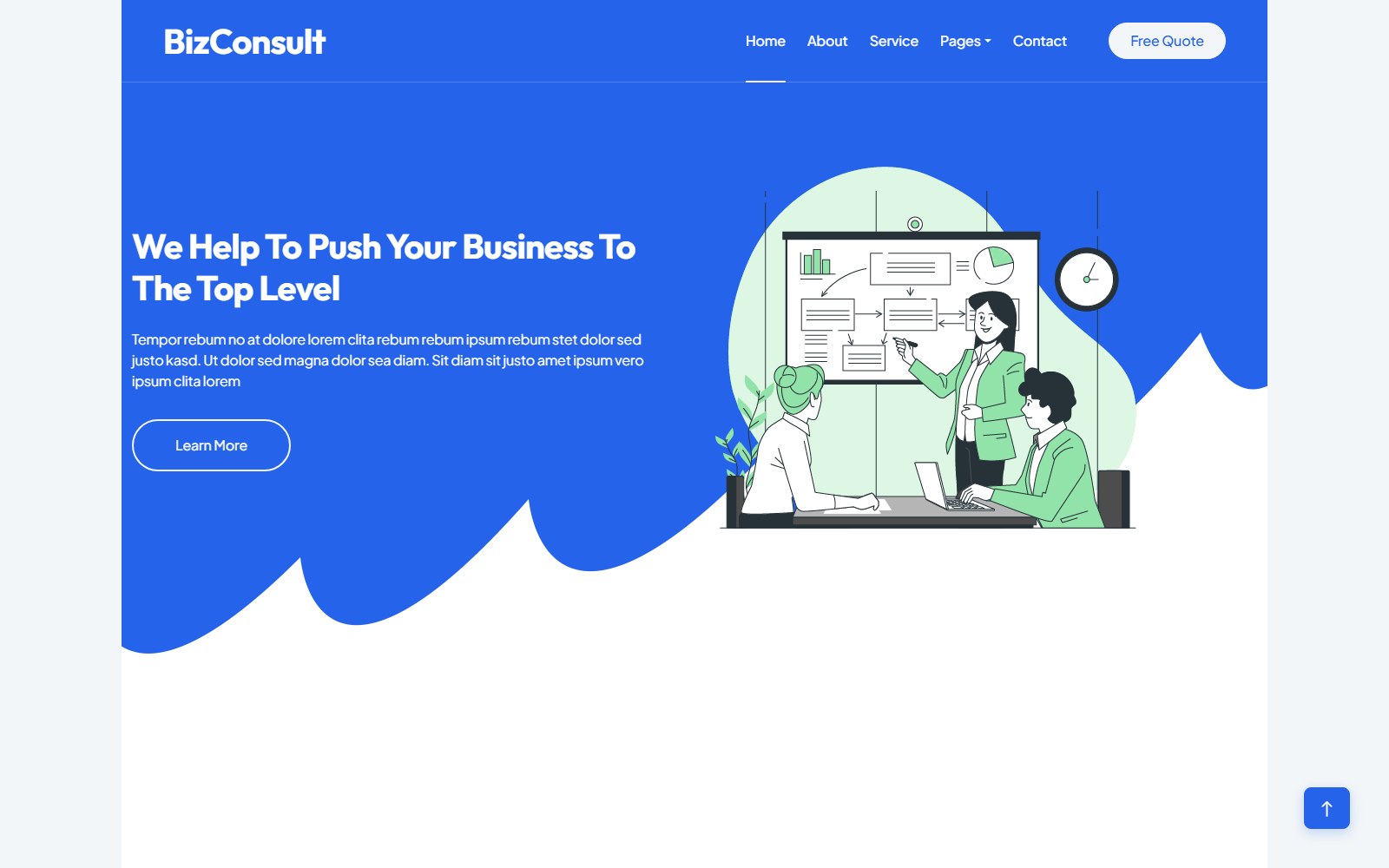Bizconsult - HTML Home & Commercial Services Theme